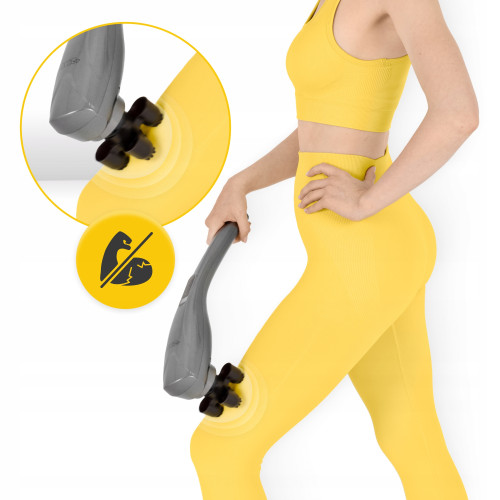 Массажная подушка  4FIZJO Long Stick 7 в 1 Grey - фото №9